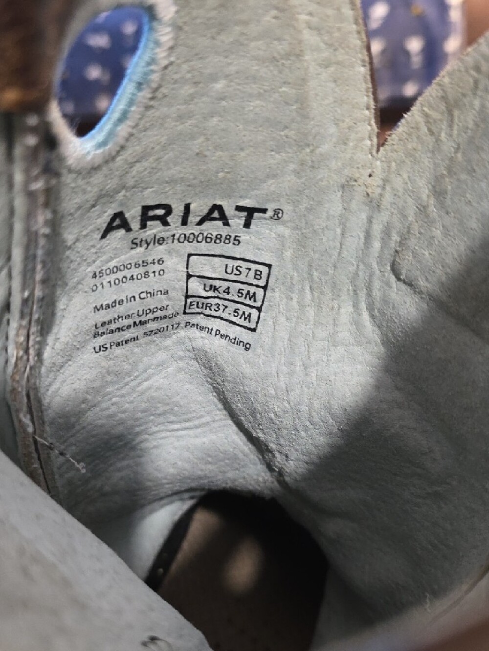 Ariat Womens Leather Boot - Picture 7 of 7